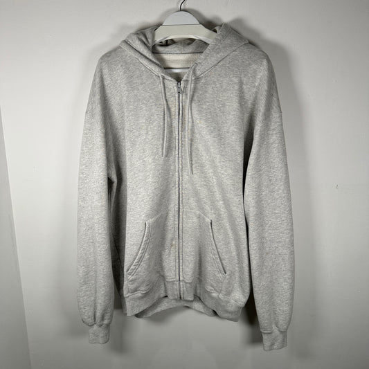 Balenciaga Grey Oversized Logo Hoodie Size S