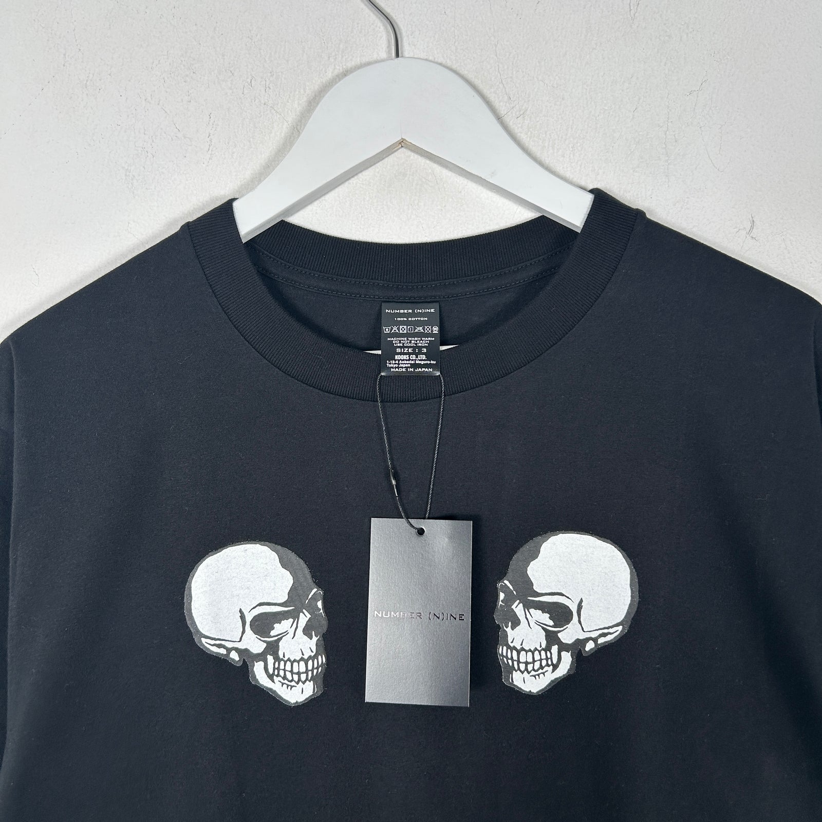 Number (N)ine Double Skull Graphic T-Shirt