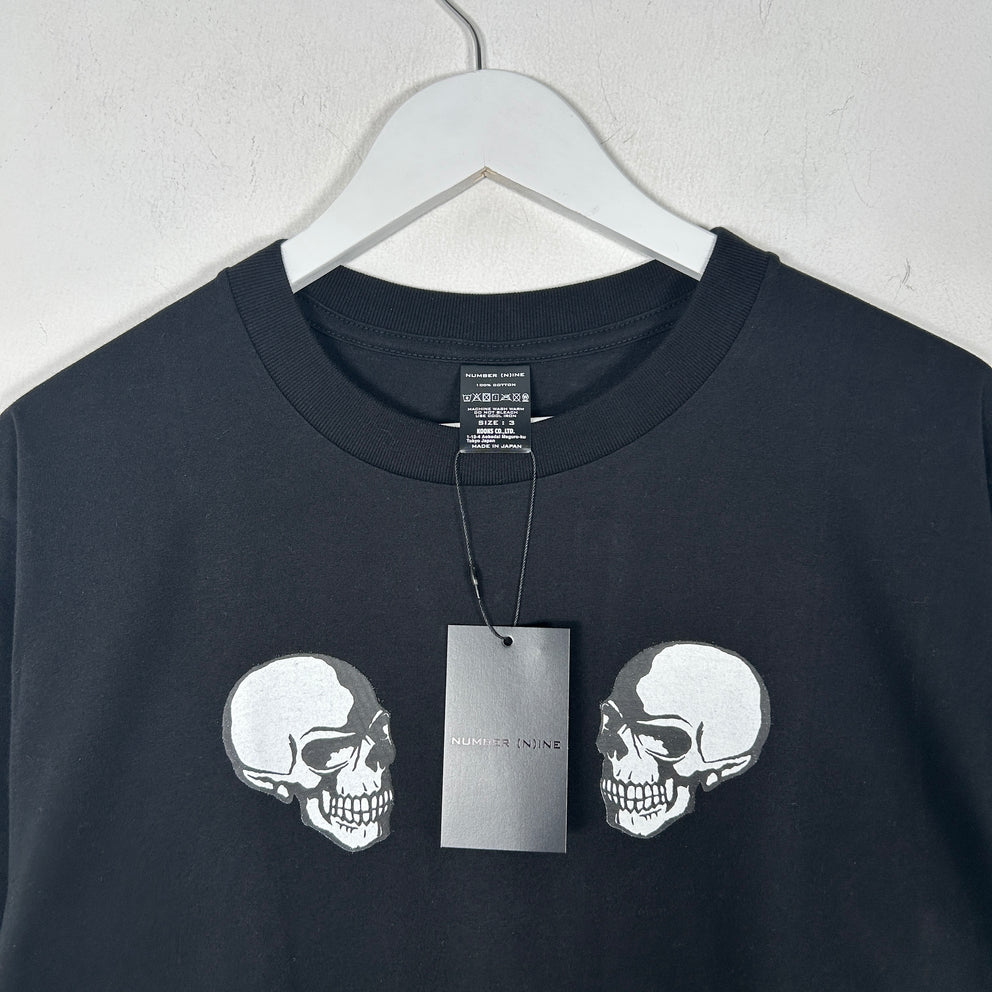 Number (N)ine Double Skull Graphic T-Shirt