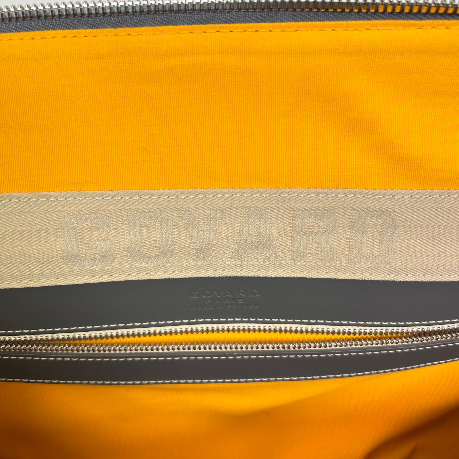 Goyard Grey Goyardine Boeing 55 Travel Duffle Bag