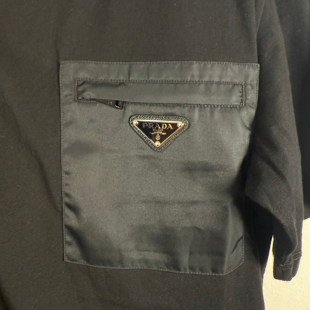 Prada Nylon Pocket Plaque Logo Size M