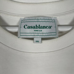 Casablanca White 'Tennis Club' Size XXL