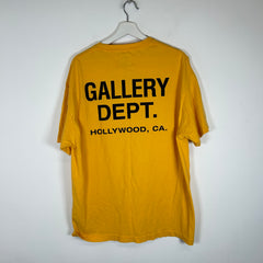 Gallery Dept Yellow Souvenir Tee Size L