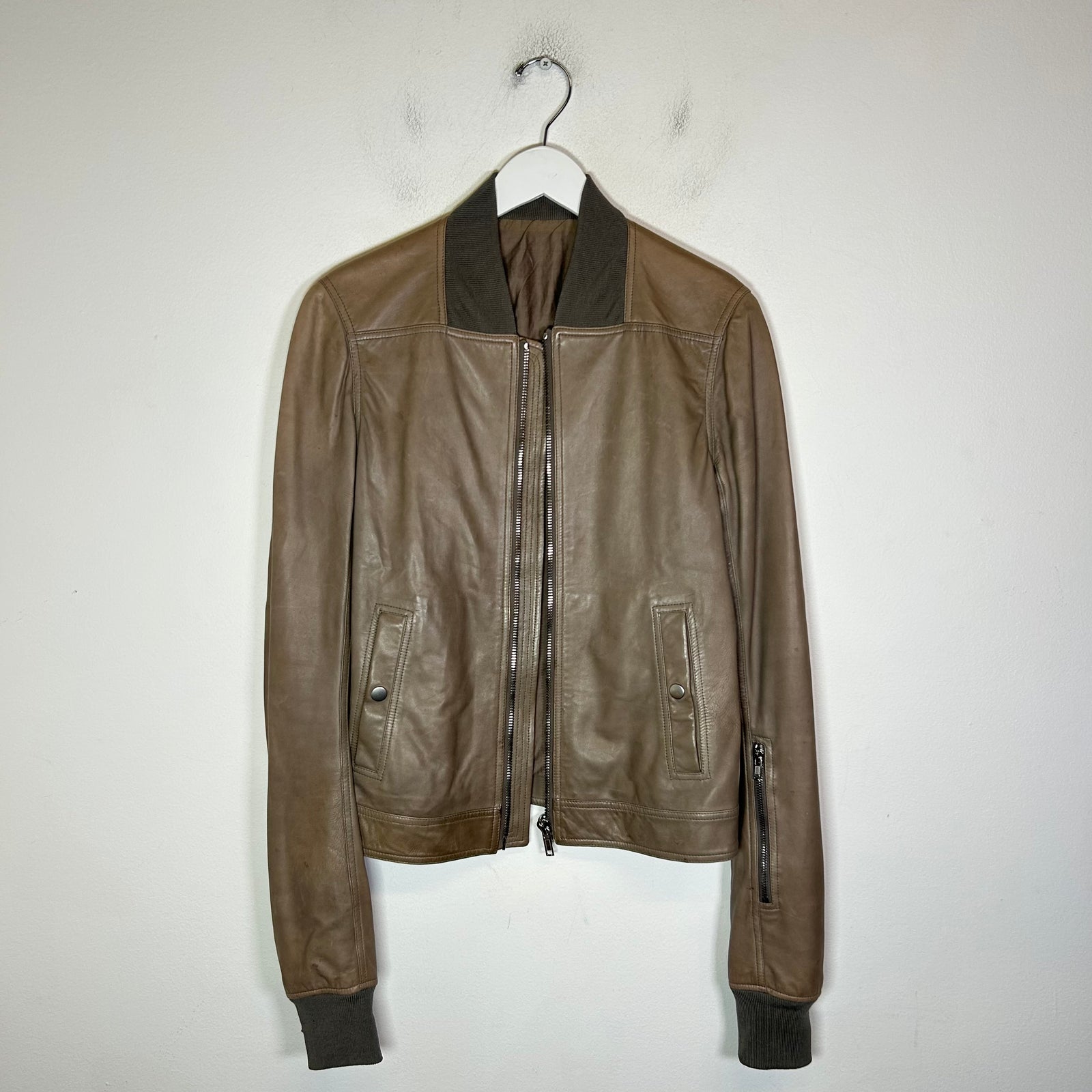 Rick Owens FW17 Lambskin Leather Jacket