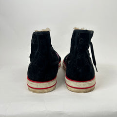 Gucci Black Shearling 1977 Sneakers Size 9.5