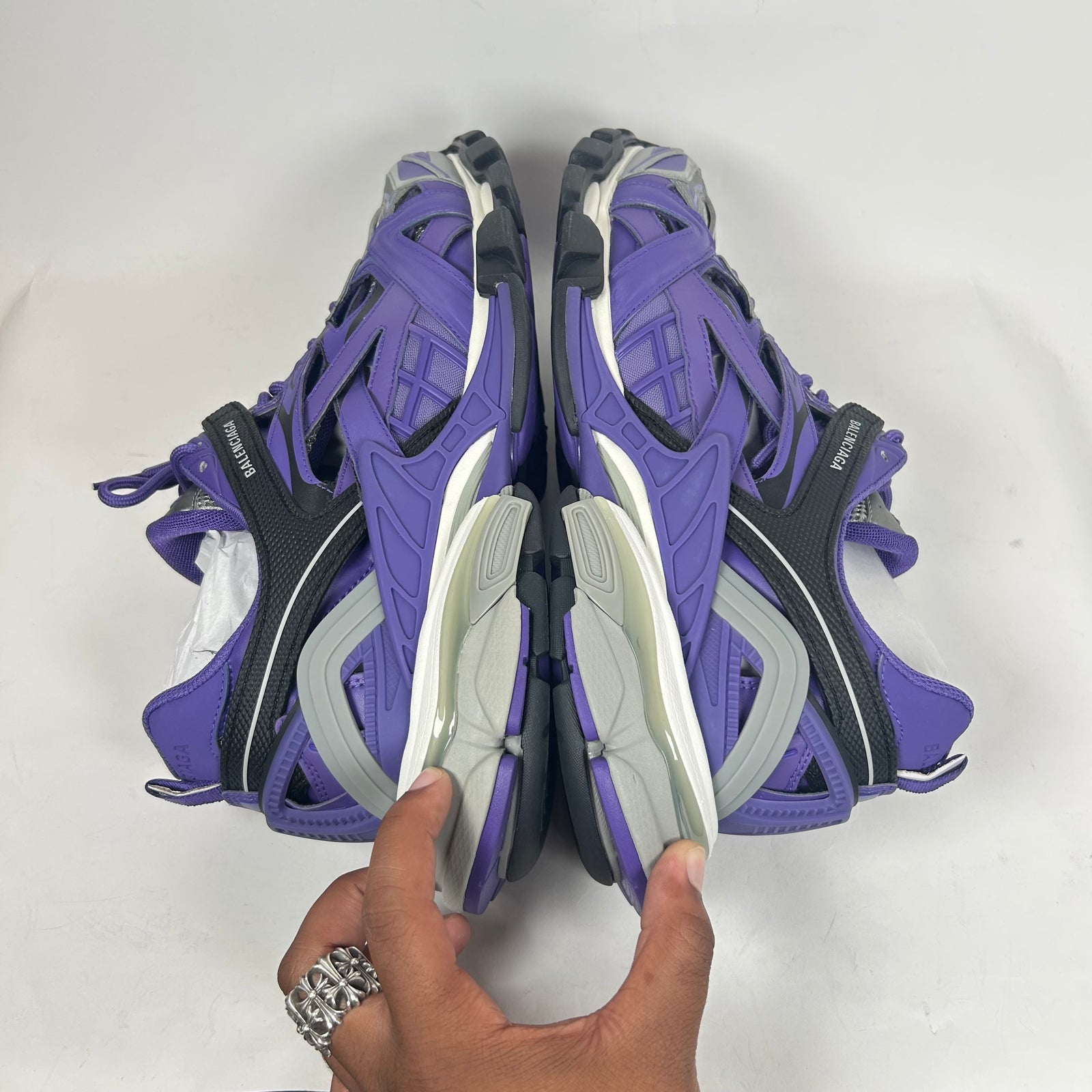 Balenciaga Purple Track 2 Sneaker Size 44