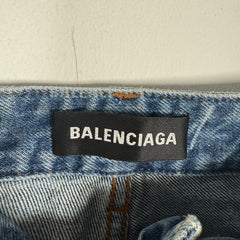 Balenciaga All Over Print Logo Jeans Size 32