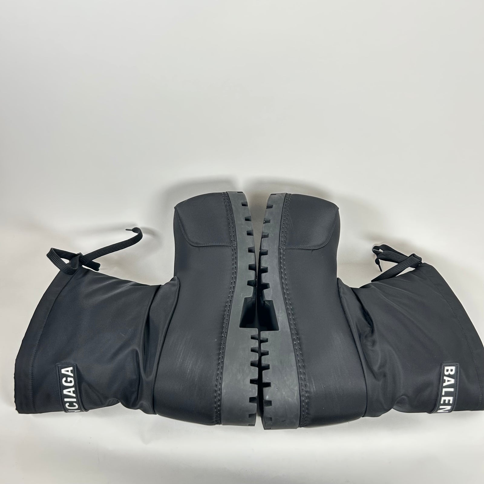 Balenciaga Black Alaska Nylon Boots OSFA