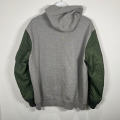 CDGH Hybrid Grey Zip-Up Hoodie Size M
