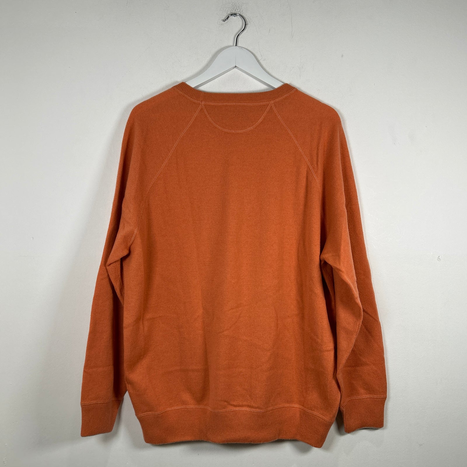 Brunello Cucinelli Orange Cashmere Knit Sweater