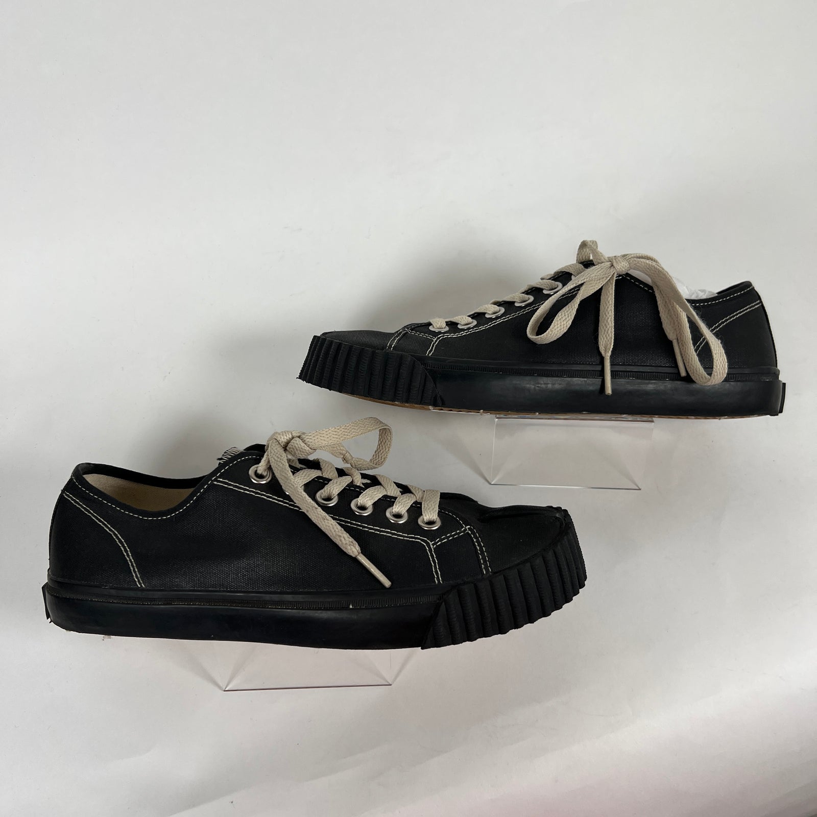 Maison Margiela Black Tabi Sneaker Sz 39.5