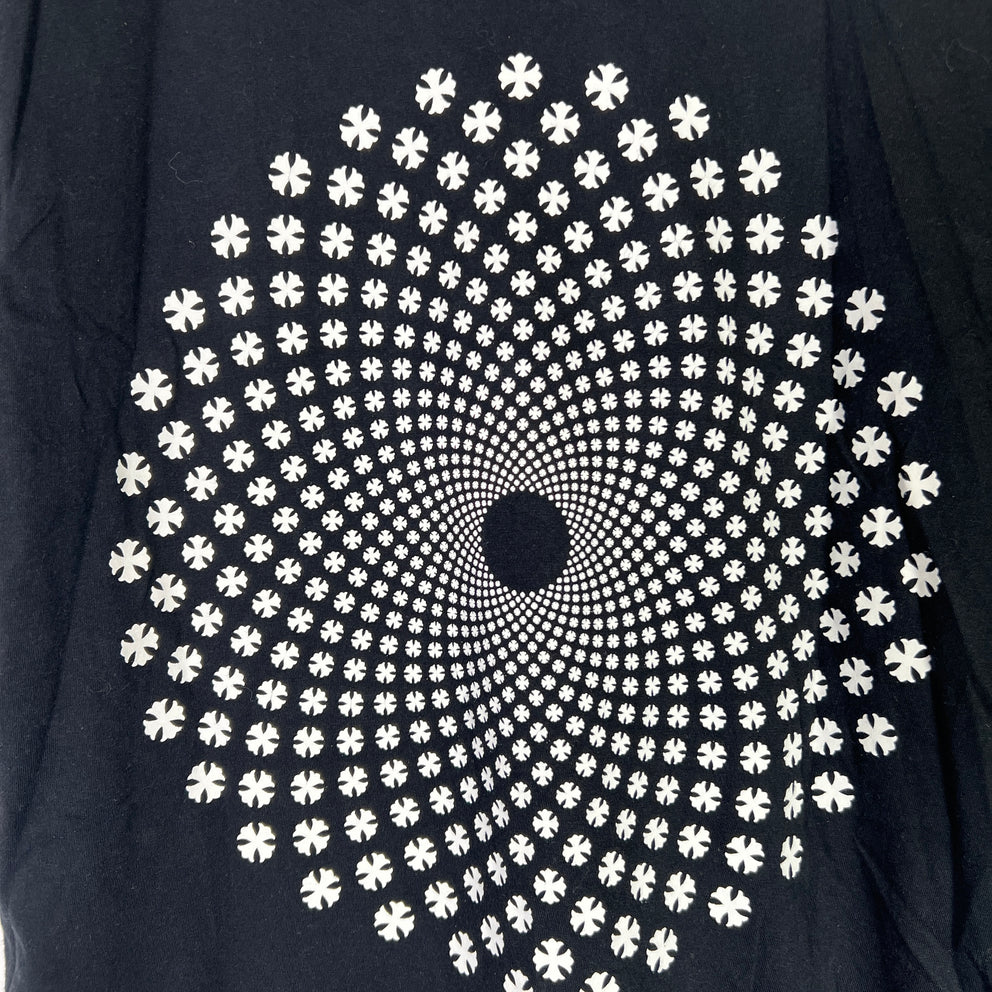 Chrome Hearts Psychedelic Spiral Cross T-Shirt
