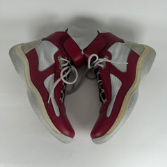 Prada America's Cup Burgundy Sneakers Size 9.5