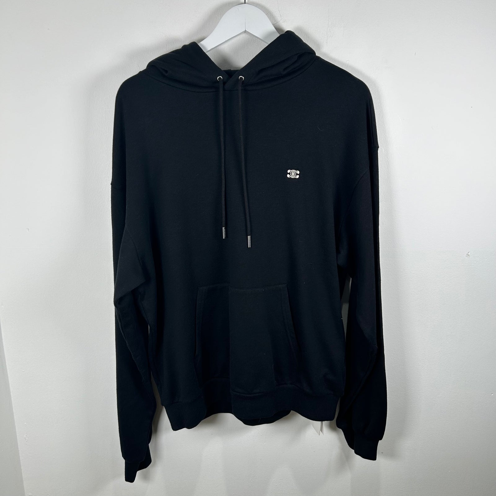 Celine Triomphe Logo Hoodie Size L