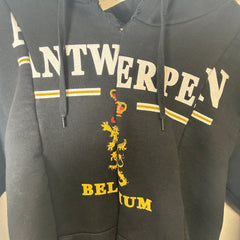 Vetements Black Antwerpen Deconstructed Hoodie Size S