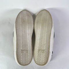 Saint Laurent Paris Zebra Venice Slip On Sneakers