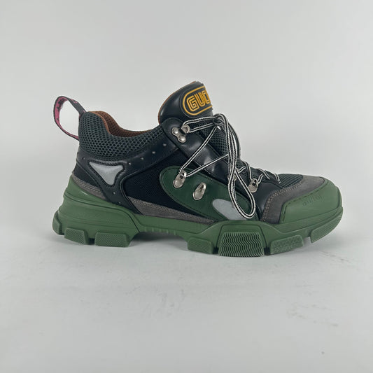 Gucci Green FlashTrek Sneaker Size 9