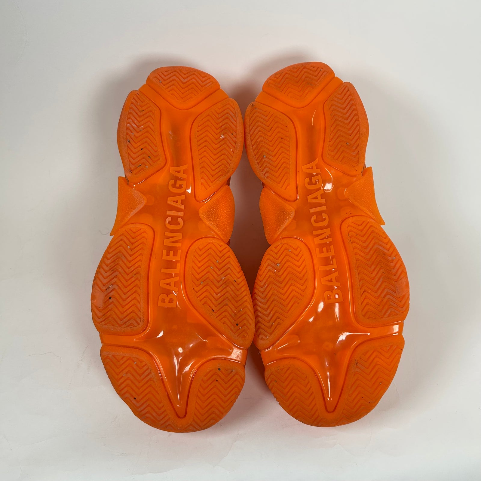 Balenciaga Orange Triple S Size 10