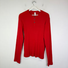 Chrome Hearts Triple Cross Embroidered Thermal Henley