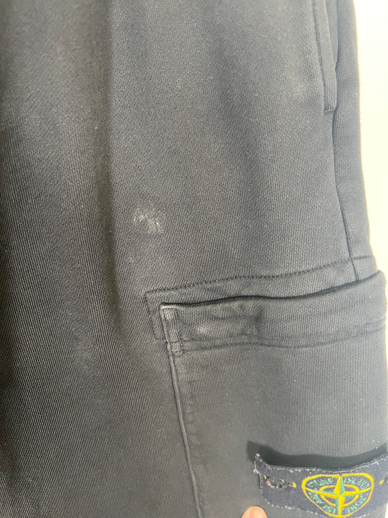 Stone Island Black Cargo Shorts