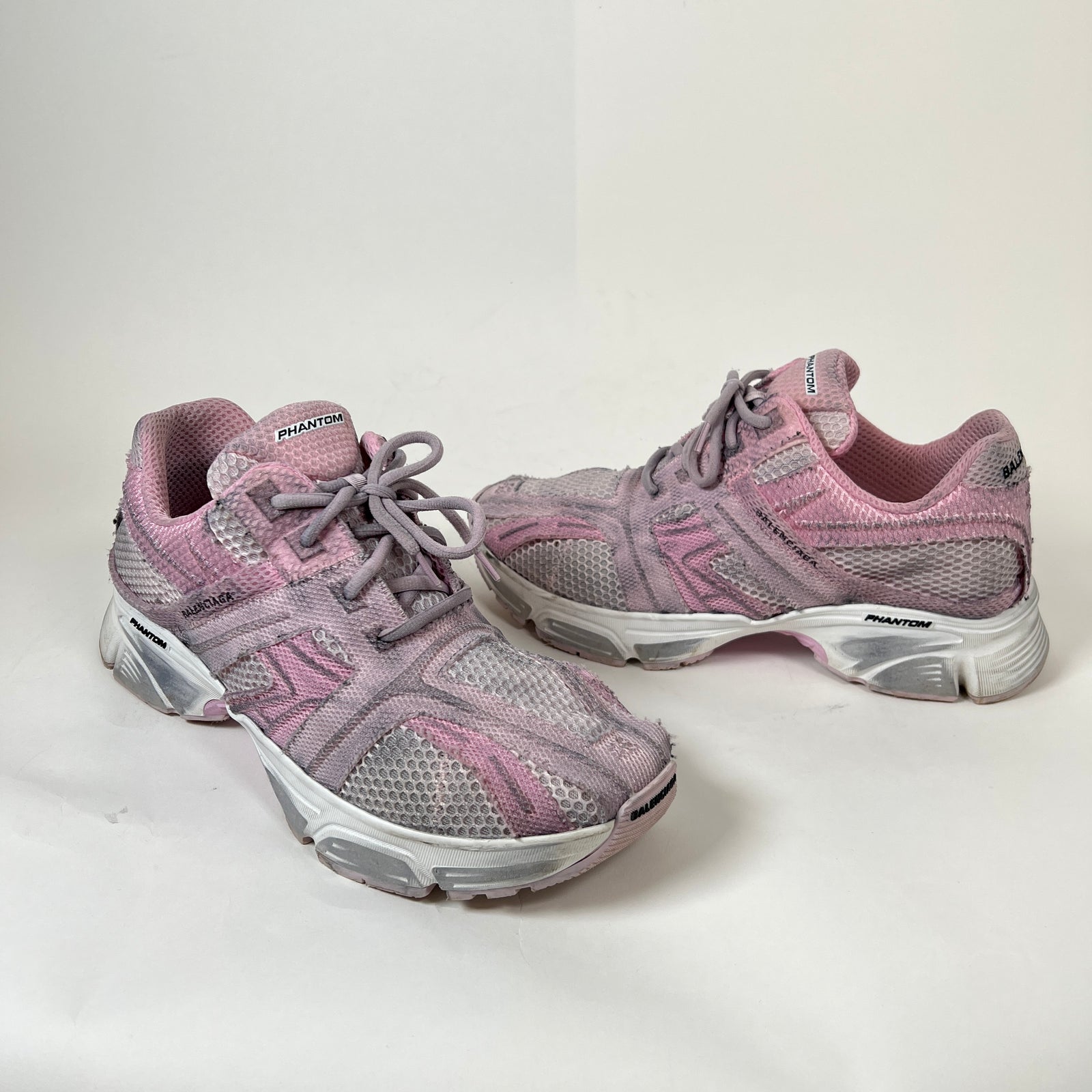 Balenciaga Pink Phantom Runners Sz 43