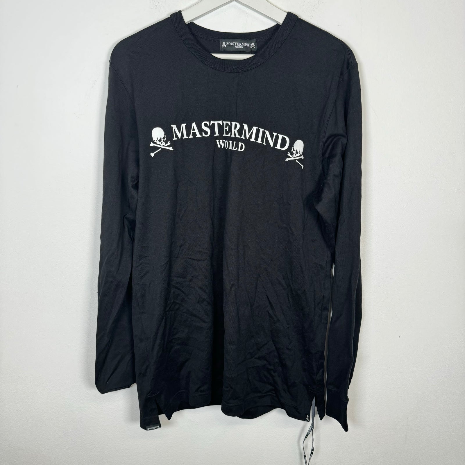 Mastermind World Black Head Skull Longsleeve Tee Size M