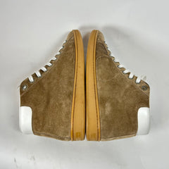 Louis Vuitton Brown Surfside Suede High-Top Sneaker Size LV 7