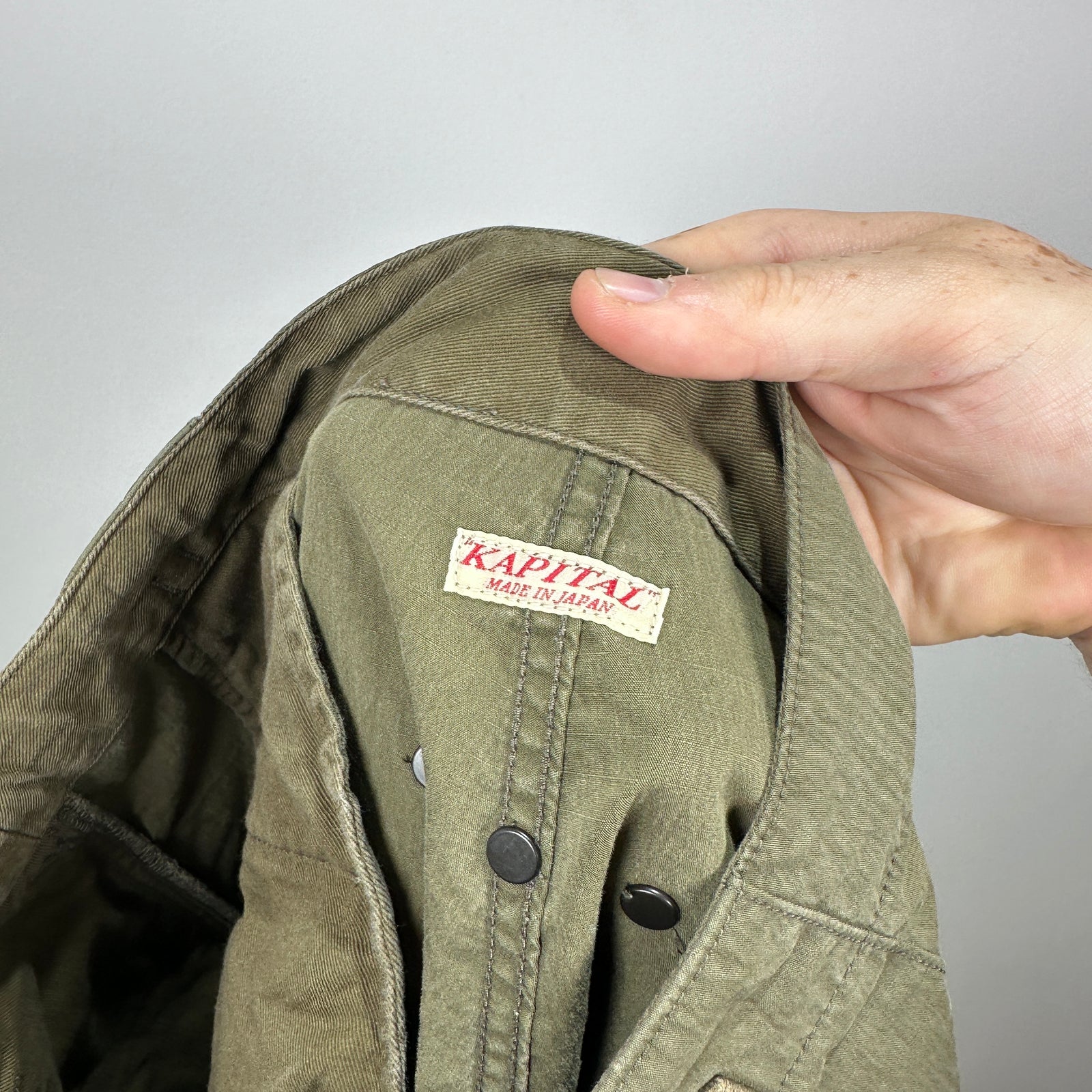 Kapital Wide Leg Army Cargo Size 30
