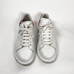 Alexander Mcqueen White/Red Low Sneaker Size 11