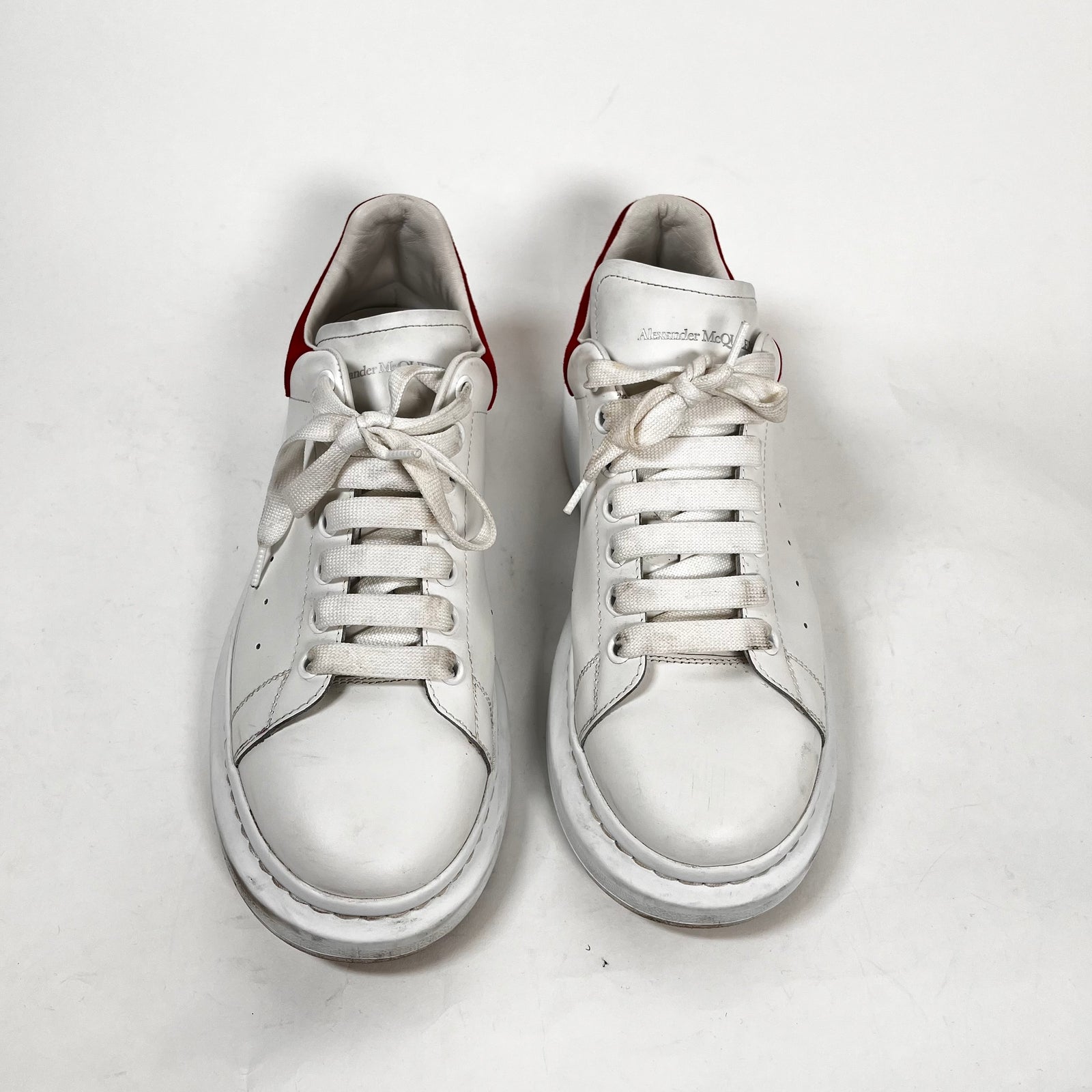 Alexander Mcqueen White/Red Low Sneaker Size 11
