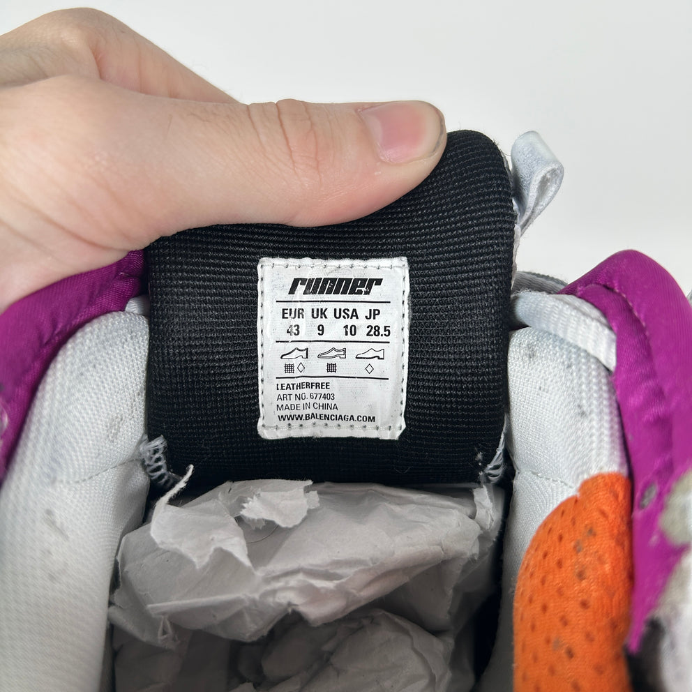 Balenciaga Multicolor Runners Size 43