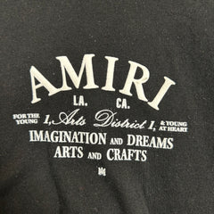 Amiri Black Arts District T-shirt Size L