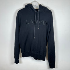 Lanvin Black Logo Hoodie Size M
