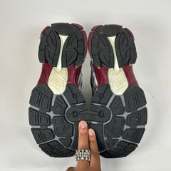 Balenciaga Burgundy Mesh Runners Size 43