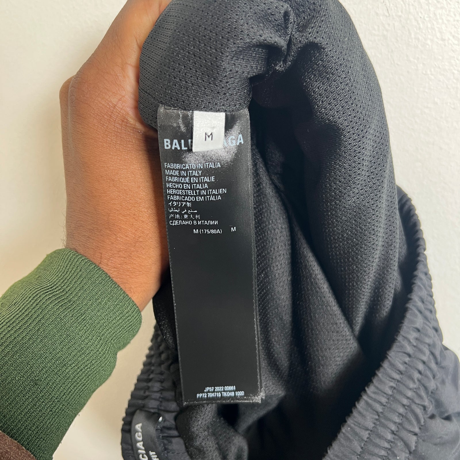 Balenciaga Black 3B Sports Icon Track Pants Size M