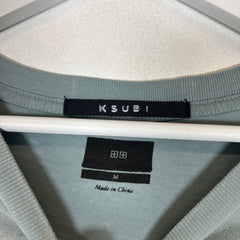 Ksbui Washed Blue Logo T-shirt Size M