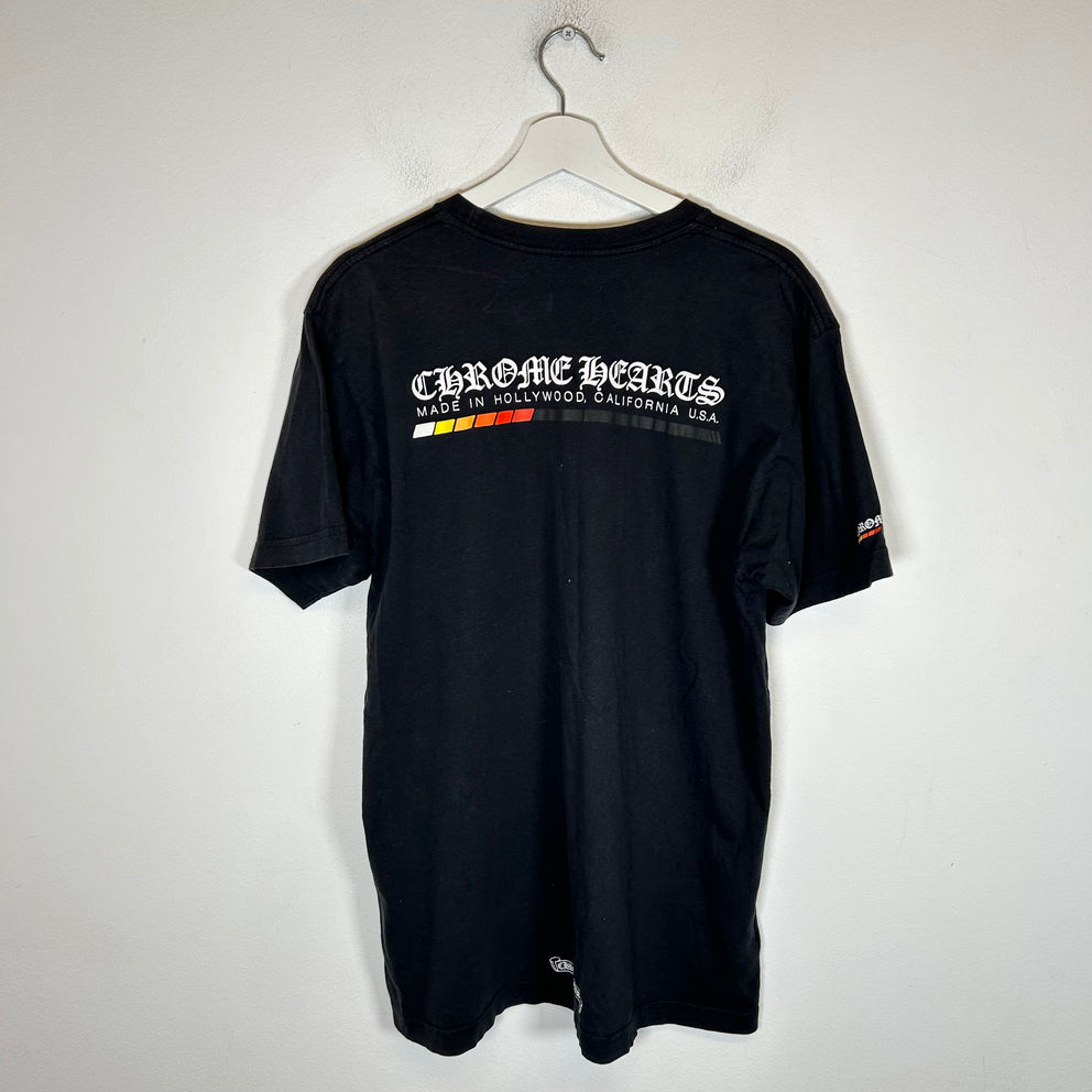 Chrome Hearts Black Boost Logo T-Shirt Size L