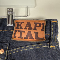 Kapital Bone Raw Denim Jeans Size 34