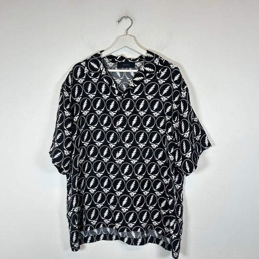 Amiri x Grateful Dead Skull Silk Shirt Size XXL
