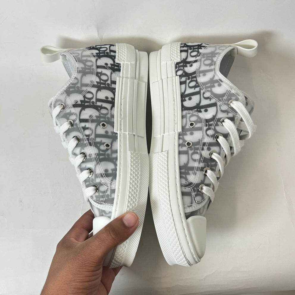 Dior B23 Black/White Low Top Sneaker Size 43
