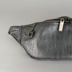 Rick Owens Waxed Metallic Belt Bag