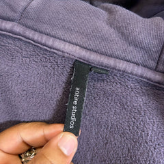 Entire Studios Washed Purple Eternal Full Zip Hoodie Size M