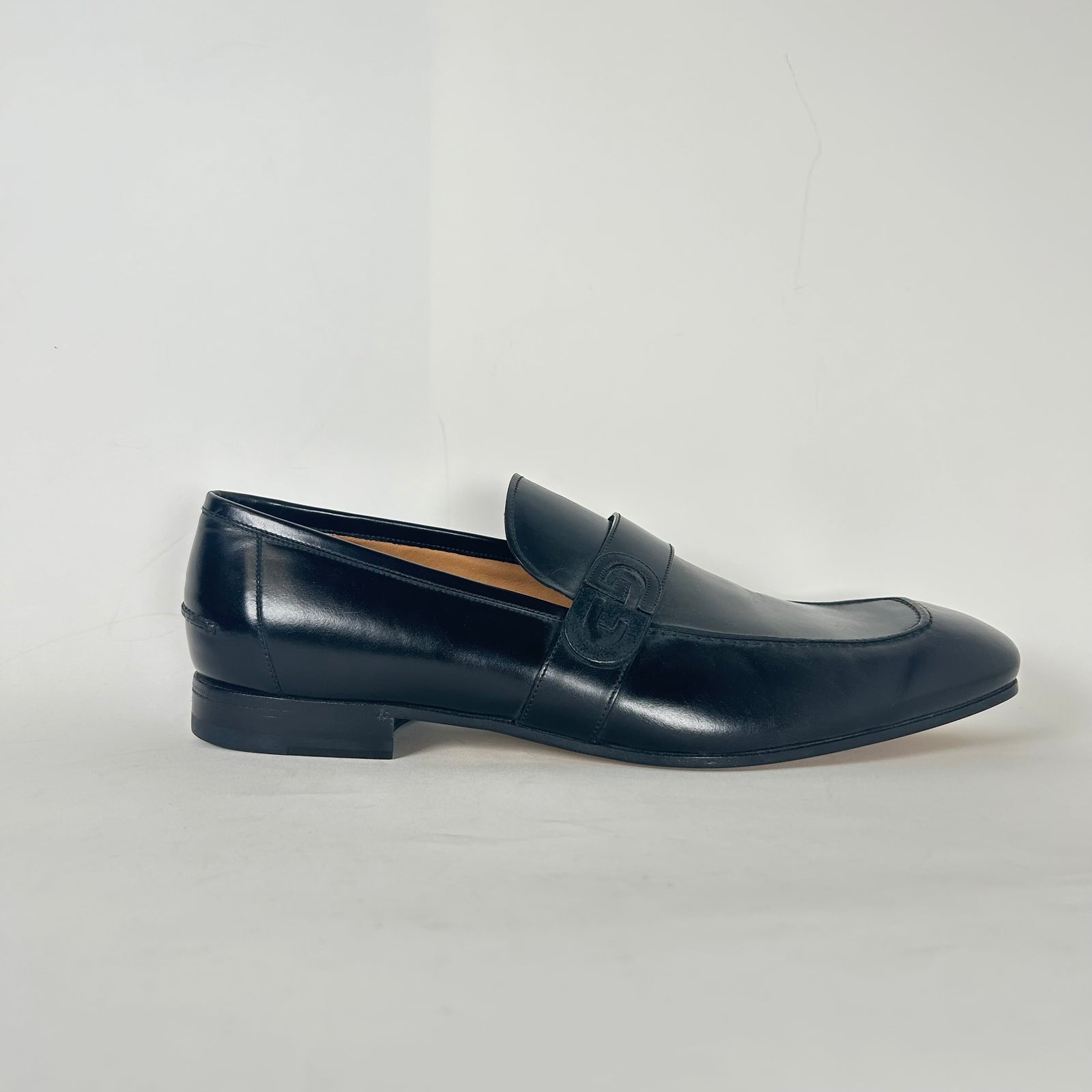 Gucci Black Double G Loafer Size 12.5