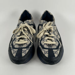 Gucci Navy GG Rython Size 8.5