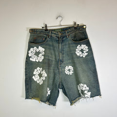 Denim Tears Lightwash Wreath Denim Shorts
