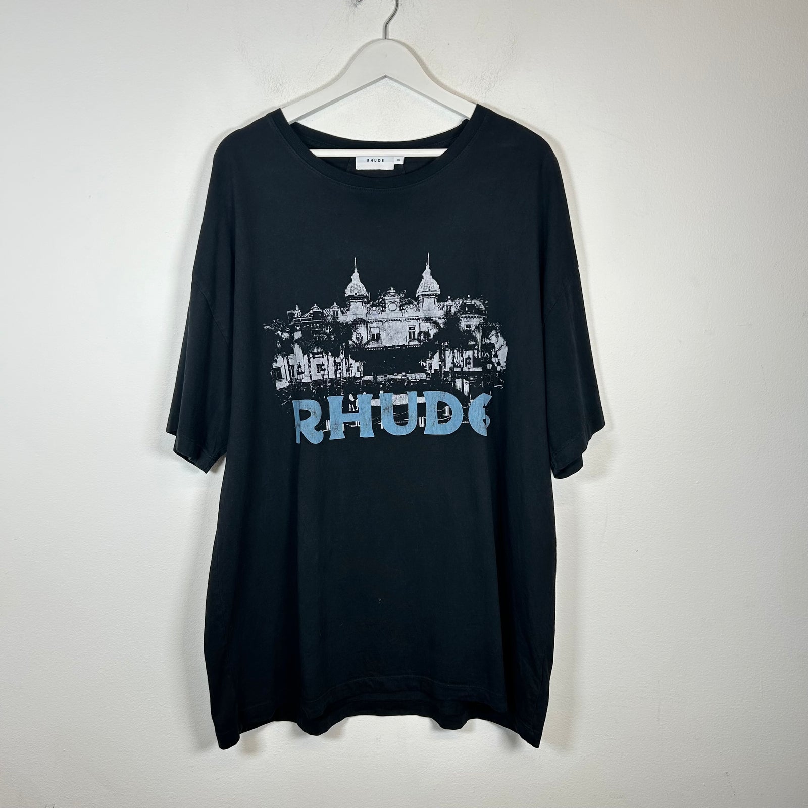 Rhude Black Casino Logo T-Shirt Size XXL