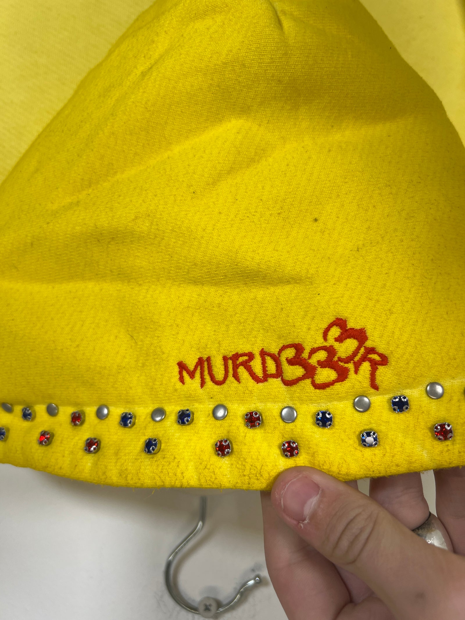 Murd333r.Fm Yellow Chopper Hoodie Size XXL
