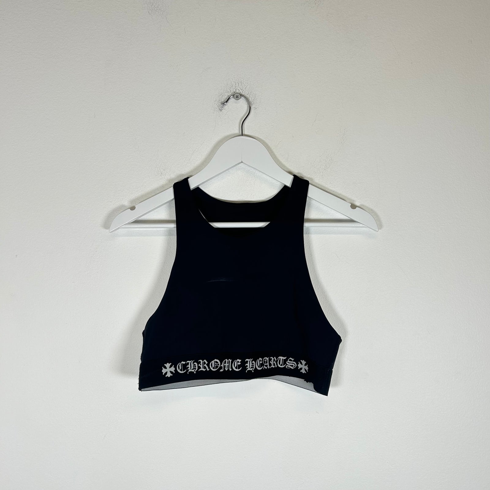 Chrome Hearts Black Sports Bra Size M