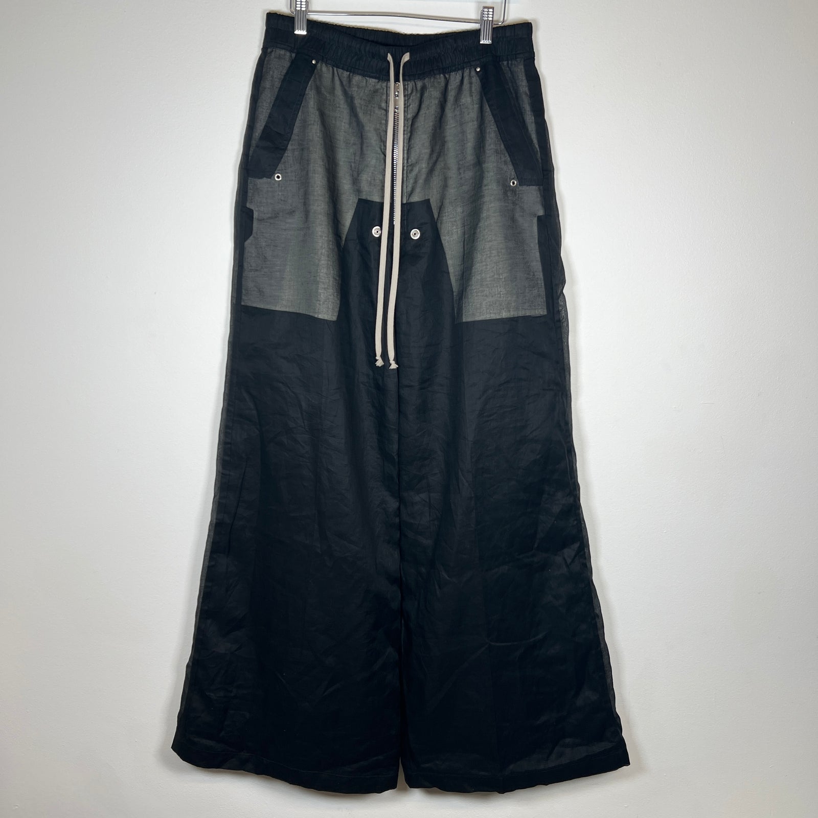 Rick Owens Mega Bela Linen 'Lido' SS24 Pants Size 31