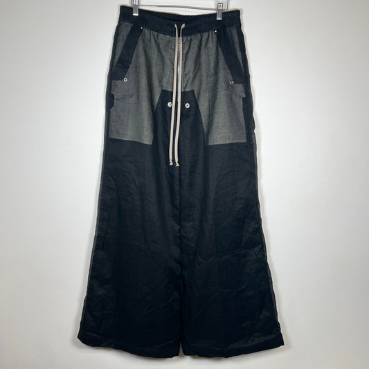 Rick Owens Mega Bela Linen 'Lido' SS24 Pants Size 31